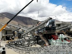 Проект дробления речного камня производительностью 500 т/ч в Лхасе