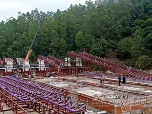 Линия по производству речного песка производительностью 600 т/ч в провинции Гуандун