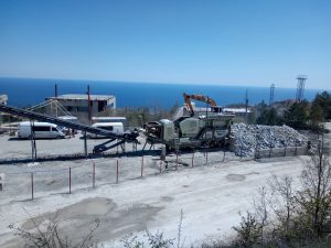 Успешная мобильная линия дробления гранита в Китае