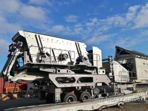 250т/ч никелевой руды Мобильная линия дробления в Новой Каледонии